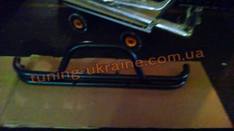 

Кенгурятник силовой вместо бампера на Ваз 2131 Нива, Черный