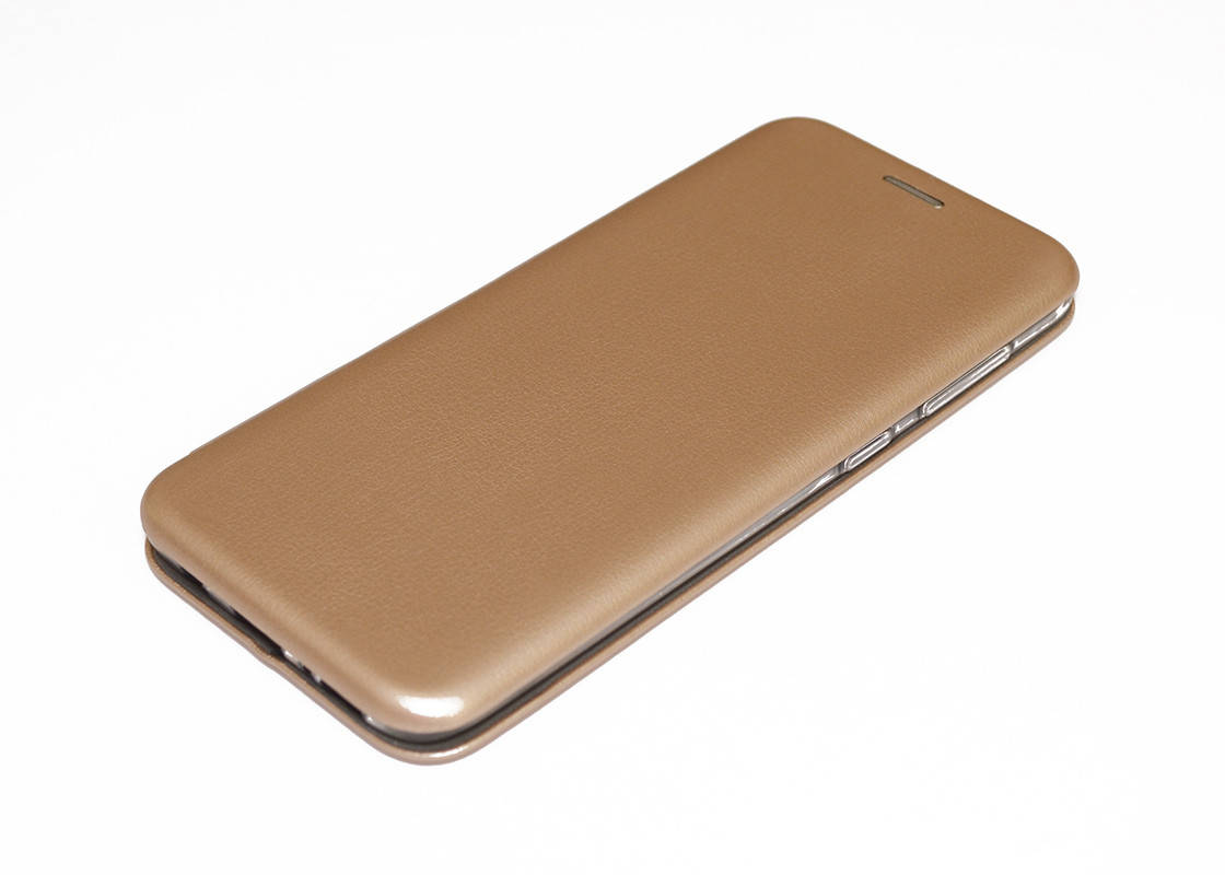 

Чехол книжка Level для Samsung Galaxy A50 A505 Экокожа Золотой, Золотистый