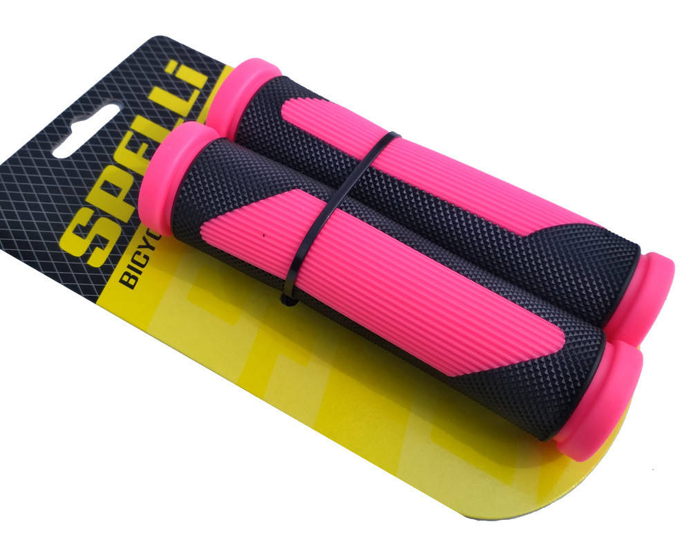 

Грипсы Spelli SBG-692 черный / розовый (SBG-692-pink)