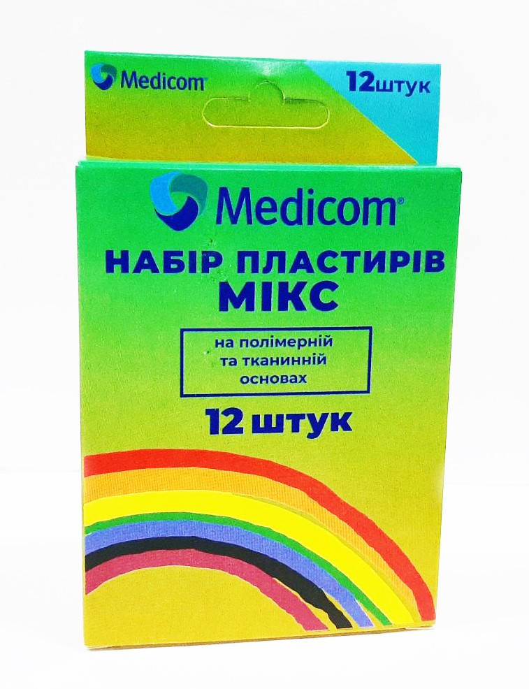

Набор пластырей Medicom 12шт/упаковка МИКС