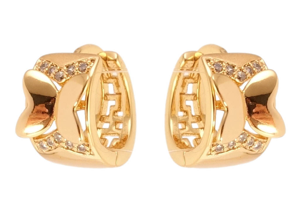 

Серьги Xuping Позолота 18K колечки "Бабочки"