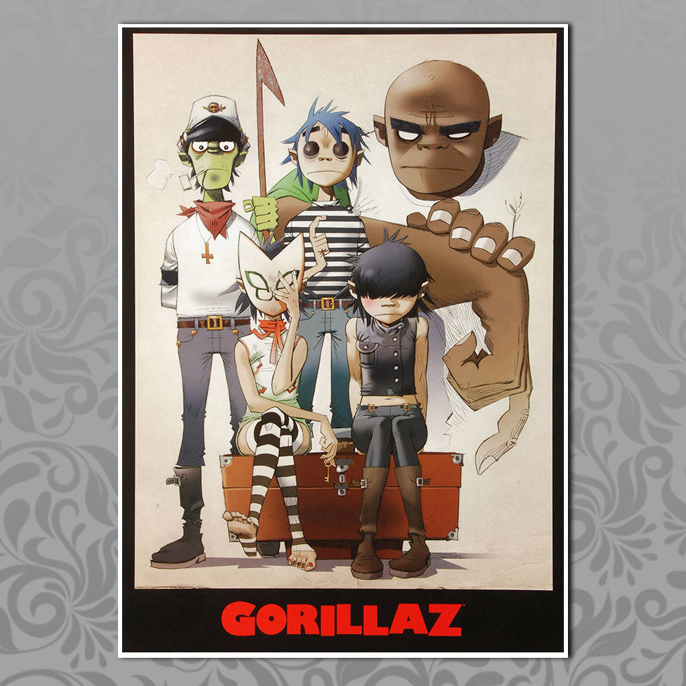 

Плакат Рок Gorillaz 014