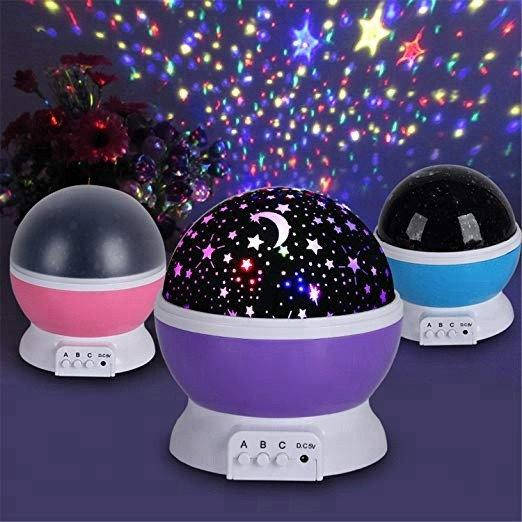 

Ночник Star Master круглый вращающийся Проектор Звездное Небо, Разные цвета