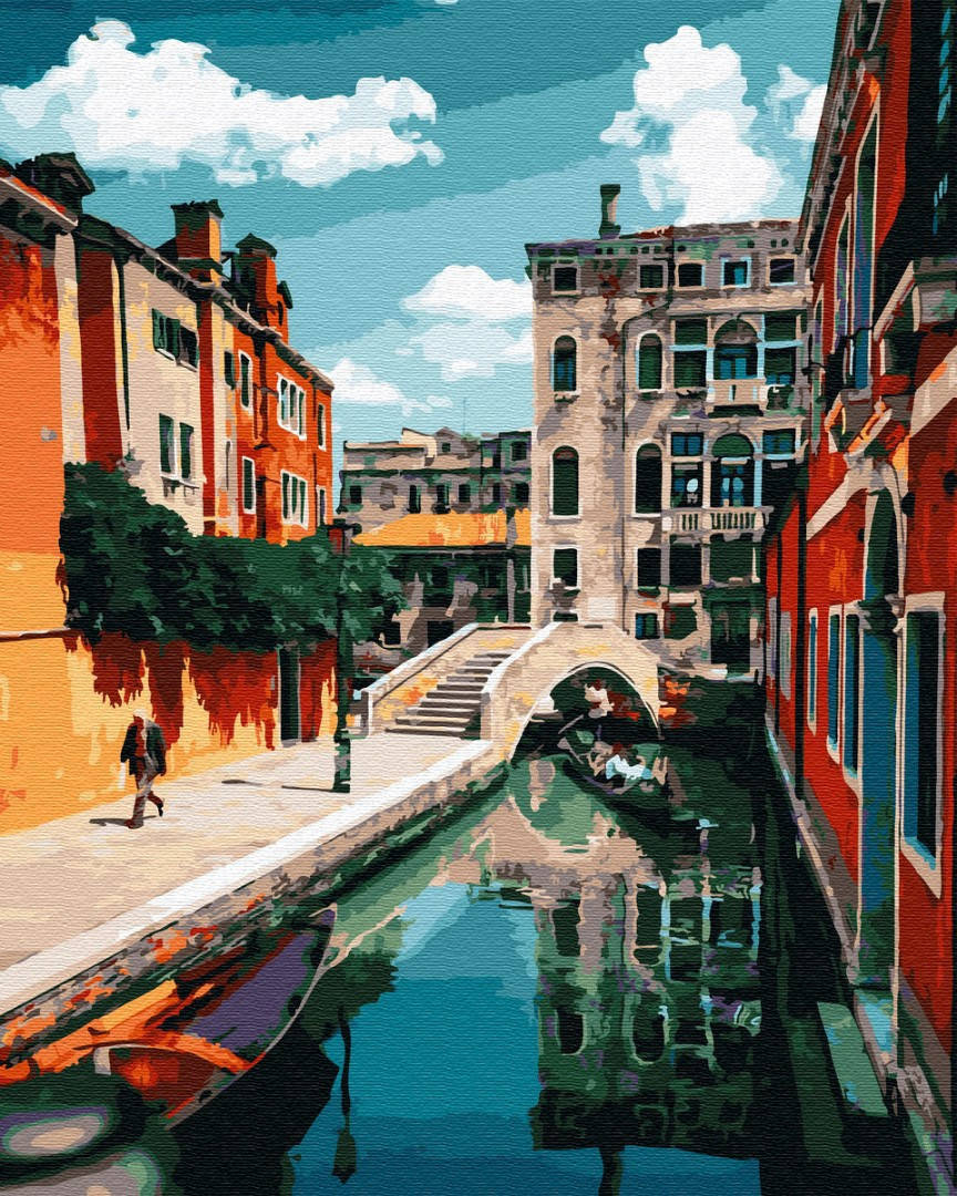 

Картины по номерам 40×50 см. Прогулка по Флоренции Brushme