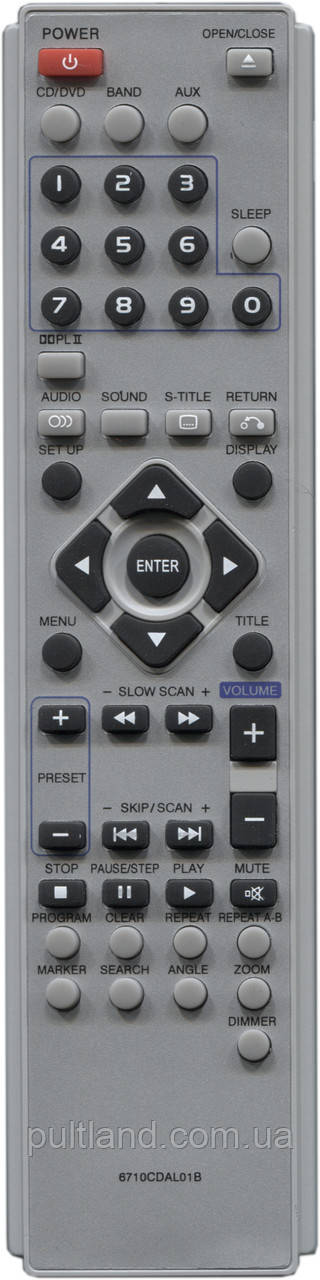 Пульт для домашнього кінотеатру LG 6710CDAL01B