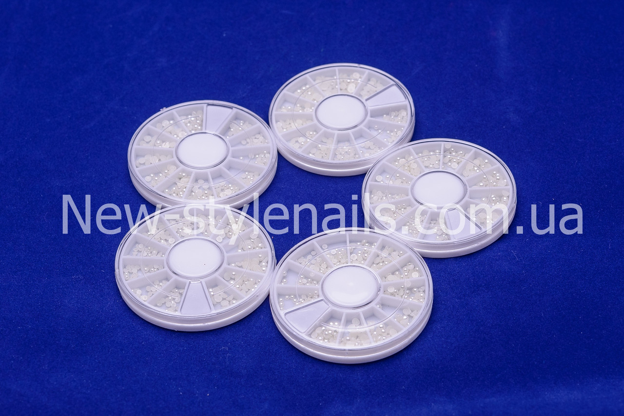 Перли набір в каруселі для нігтів, фото 1