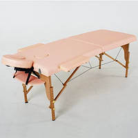 Складной массажный стол RelaxLine Lagune деревянный двухсекционный , Массажный стол переносной все цвета