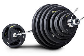 Набор олимпийский штанга SmartGym 182,5kg + HS-1090, фото 2