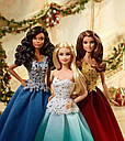 Лялька Барбі Колекційна Святкова 2016 в синьому Barbie Collector Holiday DGX99, фото 9