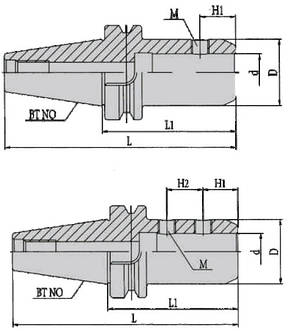 BT40-SLA12-100 (MAS403) Патрон, фото 2