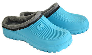 Жіноче сабо-калоші на хутрі, фото 2