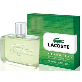 Чоловіча парфумерія Lacoste Essential 125 ml Свіжий деревно-цитрусовий аромат з нотами мандарину, базиліку та амбри