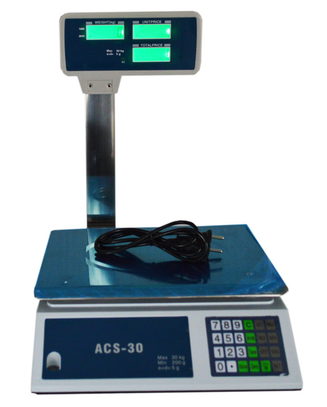 Торговые весы ACS-30 759 D, электронные весы, купить весы торговые