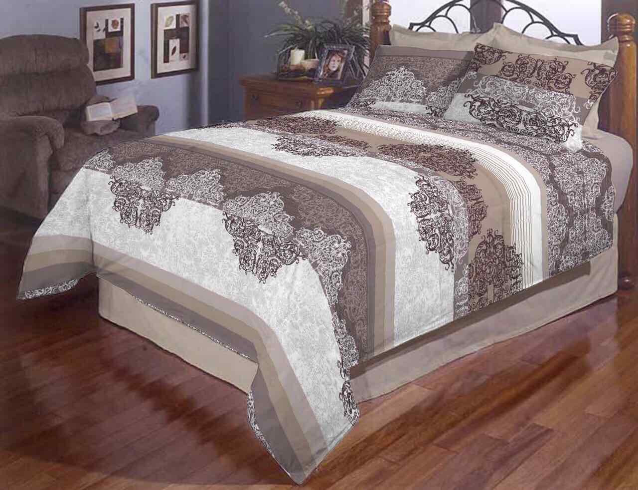 Вензельное плетение полуторное постельное белье Gold