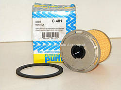Фільтр паливний (77mm) (тип DELPHI) на Рено Кенго 1.9 d / 1.9 dti (98-2008) - ПОЛЬЩА (Франція) C481