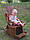 Крісло-гойдалка HEGA Медведик дерев'яний вінтаж, фото 2