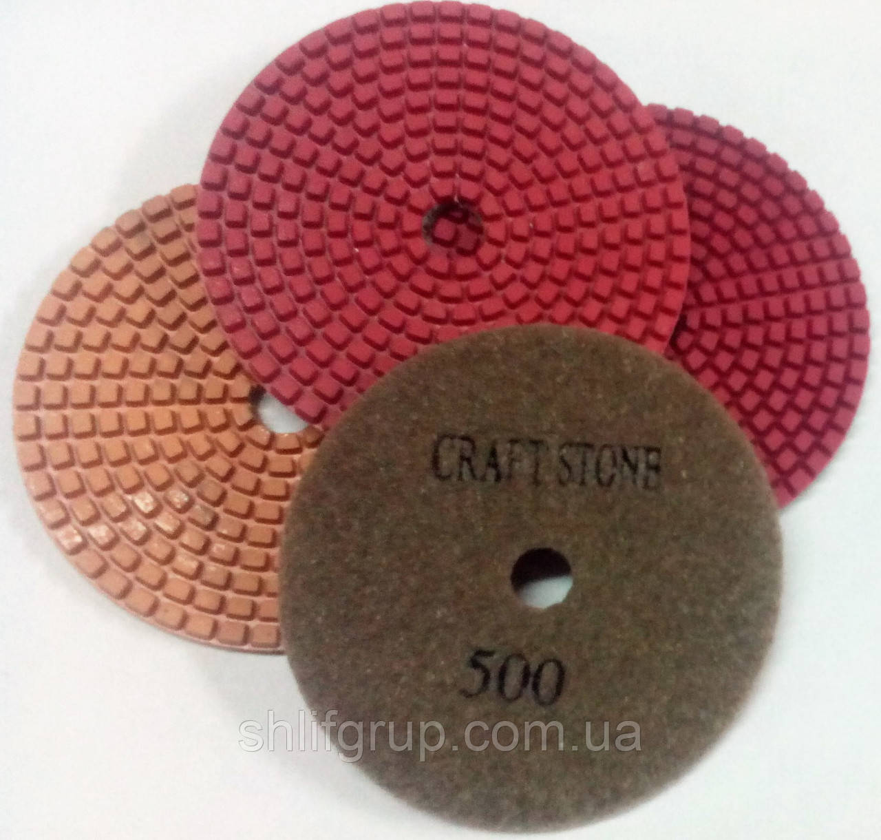 ЧЕРЕПАШКИ Сraftstone Aлмазні шліфувальні кола Р500 по каменю, фото 1
