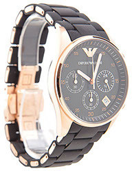 Armani Emporio стильные часы кварцевые Армани Эмпорио коричневые - фото 3 - id-p581322982