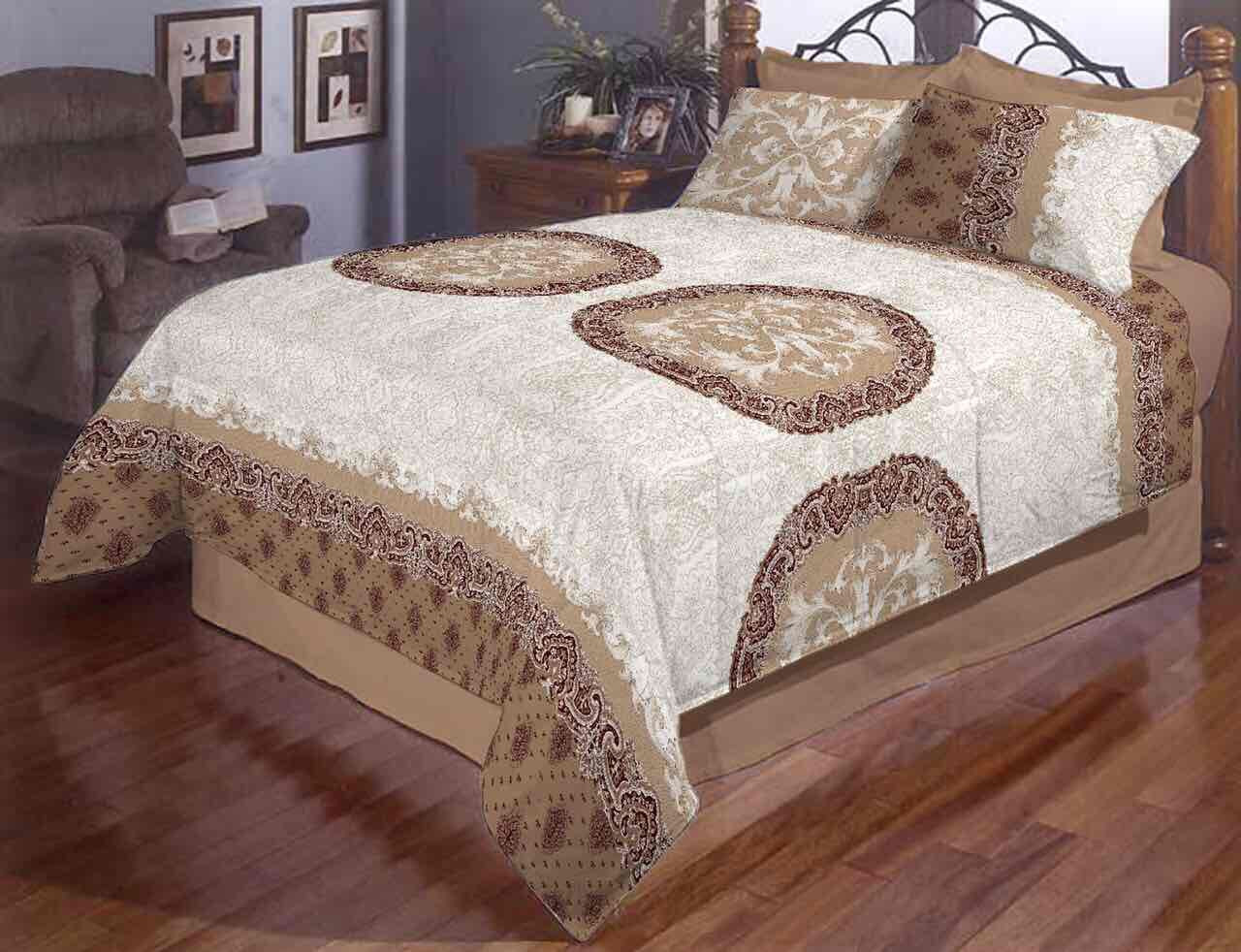 Білизна постільна Євро розміру Великі кола Gold