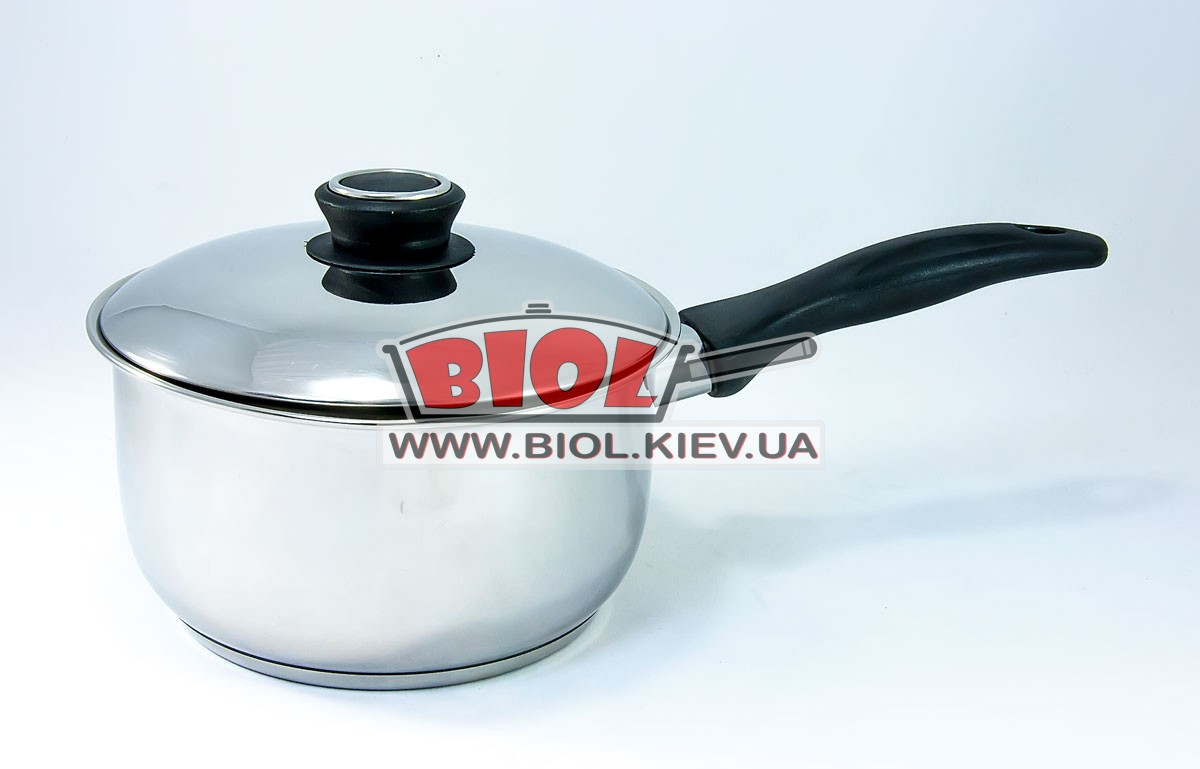 Ківшик 18 см 2 л із неіржавкої сталі з подвійним дном і кришкою Empire EM-0128, фото 1