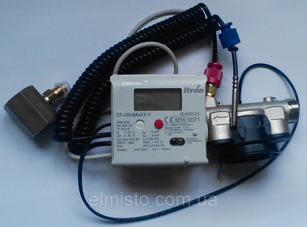 Счетчик тепла квартирный ультразвуковой компактный ITRON CF-UltraMaxx V Q=1,5 м3/час, Dn15 - фото 4 - id-p76976176