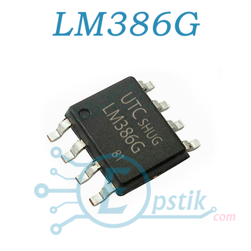 LM386G-S08-R, підсилювача потужності звукової частоти, SOP8