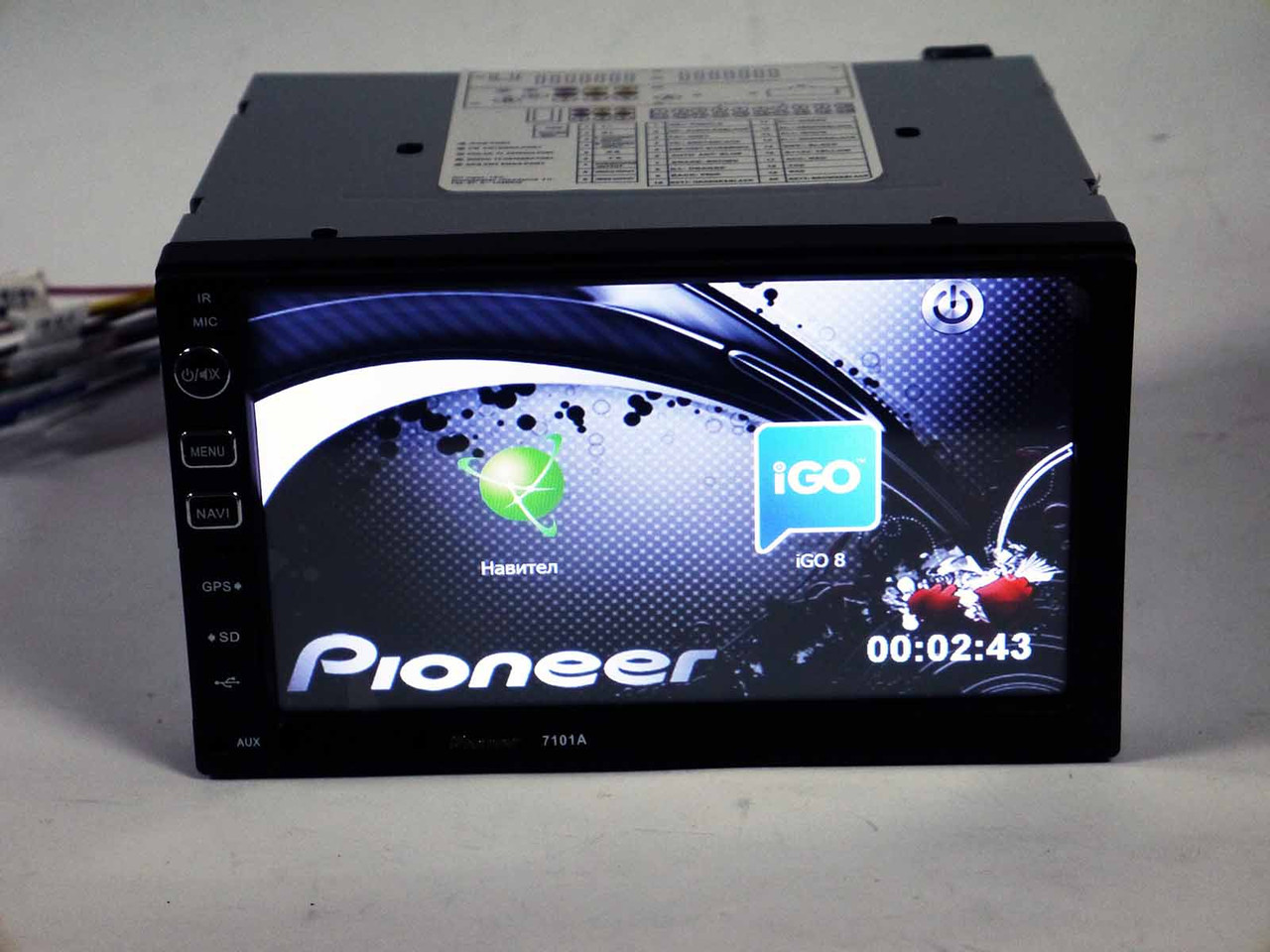 Магнітола 7101A 2din GPS+USB+BT+TV