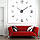 Великі настінні Комбіновані Срібло 3Д годинники 3d DIY Clock годинник 70-150см, фото 2