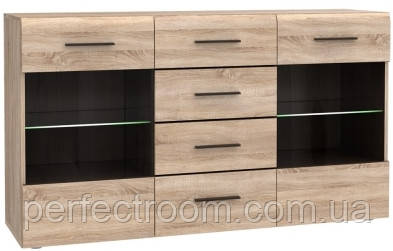 Комод 2W4S Соло дуб сонома 82*150*41 см