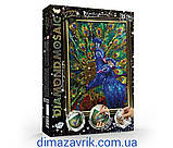 Набір для творчості "Diamond Mosaic" Павичі А4 формат, фото 3