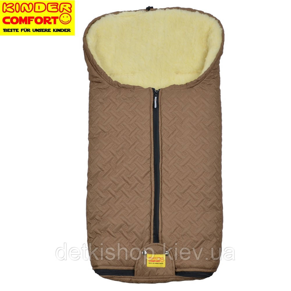 Конверт на овчине Kinder Comfort Arctic Fashion Milchschokolade, фото 1