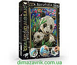 Набір для творчості "Diamond Mosaic" Панди А4 формат, фото 3