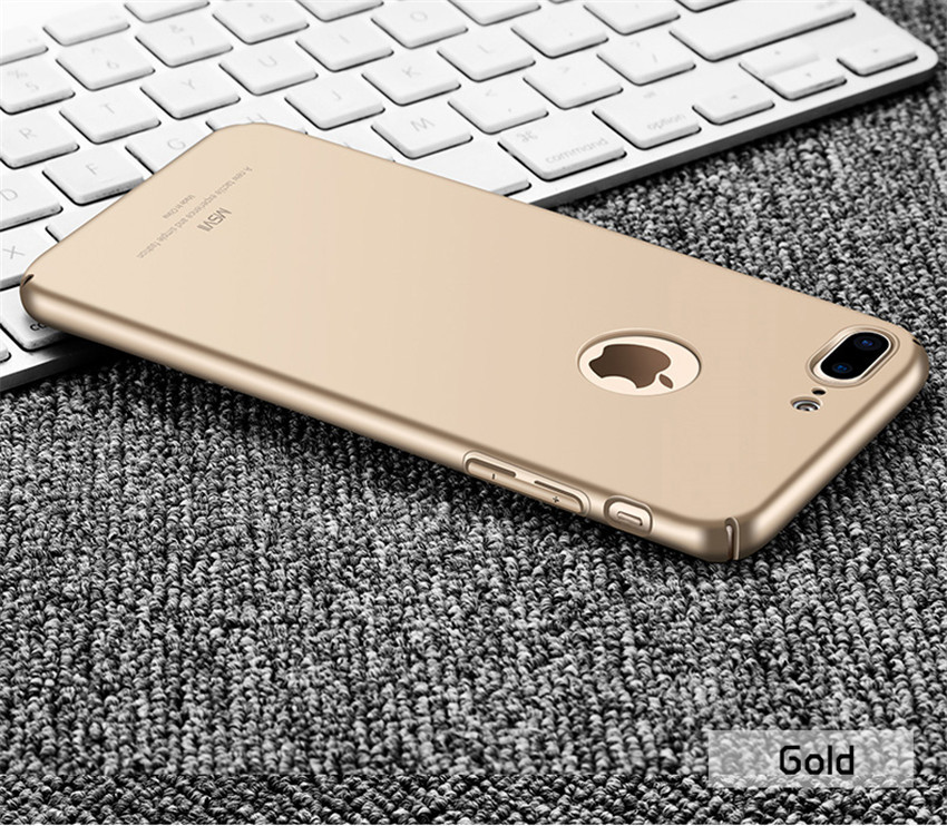 Чехол MSVII для Iphone 7 (поликарбонат) Gold