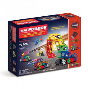 Магнітні конструктори ТМ Magformers Динамічні колеса 79 елементів, фото 2