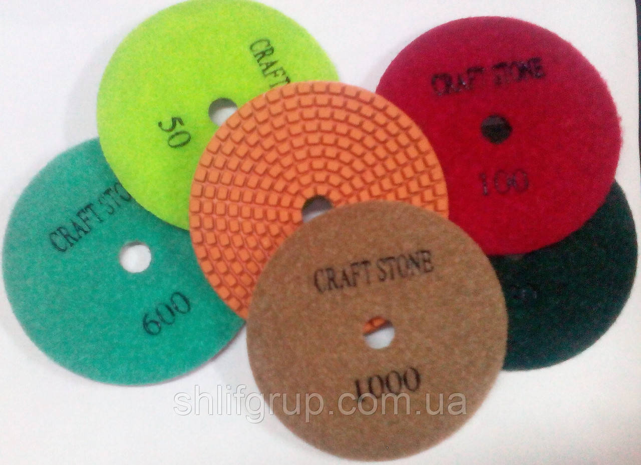 Диск Сraftstone Черепашка Р1000 алмазний гнучкий, фото 1