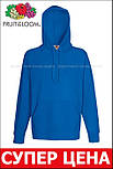 Худі чоловіча синя кофта з капюшоном легка Lightweight hooded sweat Fruit of the Loom,XL, фото 7