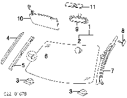 Лобове скло Audi  A4 2000-2008