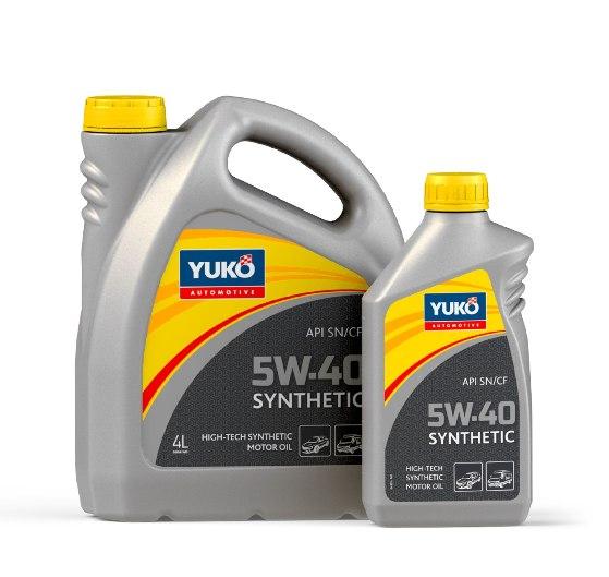 Моторна олива Yuko Synthetic 5w40 API SM/CF, фото 1