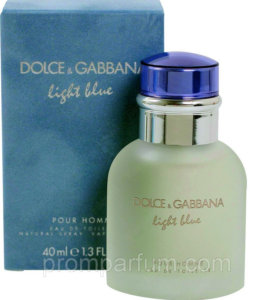 Чоловіча оригінальна туалетна вода Light Blue pour Homme Dolce&Gabbana, 40ml NNR ORGIN/0-72