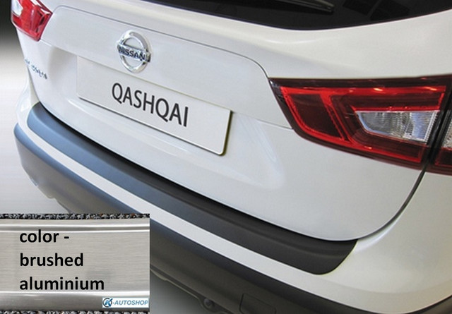RBP754 Rear bumper protector Nissan Qashqai II 2013> ALU