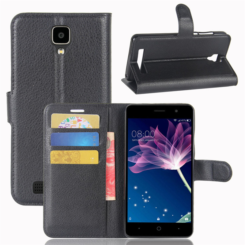 Чехол-книжка Litchie Wallet для Doogee X10 Черный - фото 1 - id-p581889674