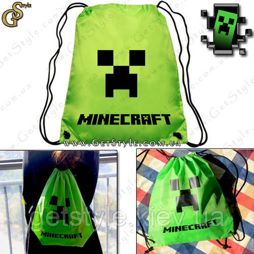 Сумка-рюкзак Minecraft - "Creeper Backpack"