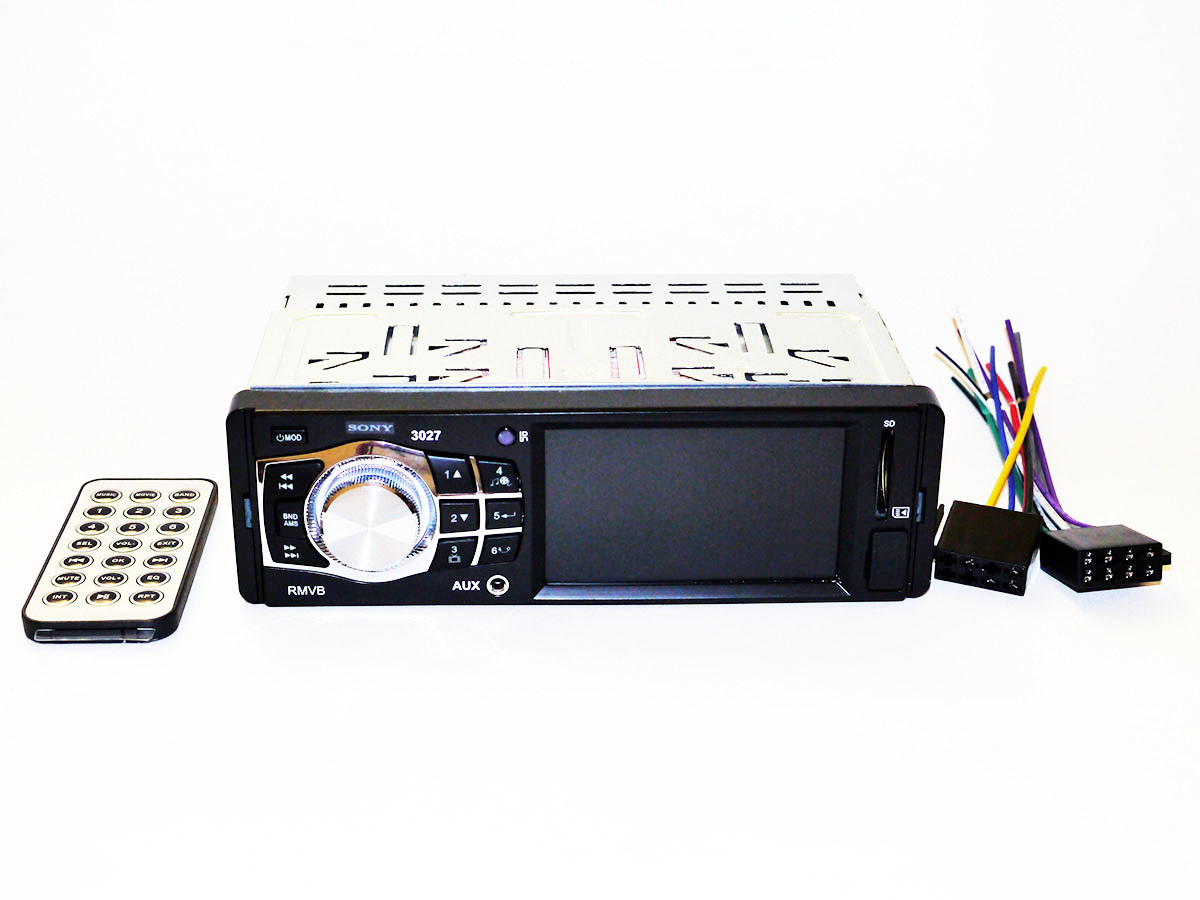 Автомагнітола 3027 3.6" VIDEO екран USB+SD+FM+AUX
