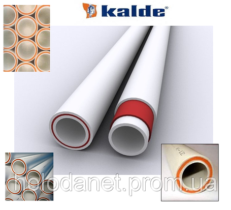Труба поліпропіленова Kalde Fiber d25 pn20 (скловолокно), фото 2