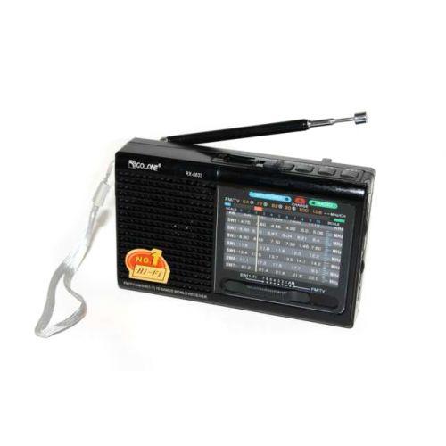 Портативна колонка радіо MP3 USB Golon RX 6633 Black