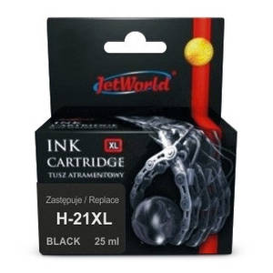 Картридж JetWorld для HP 21xl Black XL