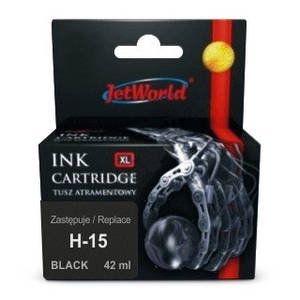 Картридж JetWorld HP 15 Black (C6615DE) 42ml