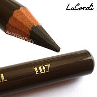 Карандаш для бровей LaCordi №107 Темный орех 107 Карандаш для бровей LaCordi №107 Темный орех