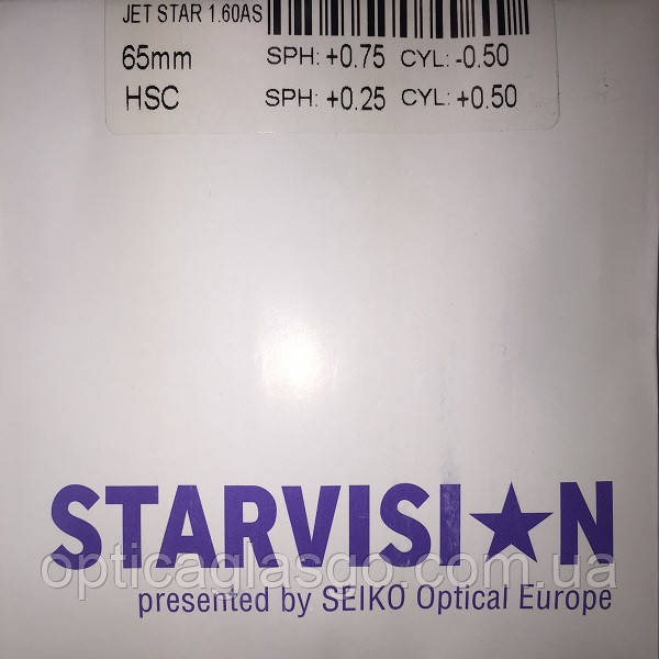 Лінза Starvision Jet Star 1.6 HSC