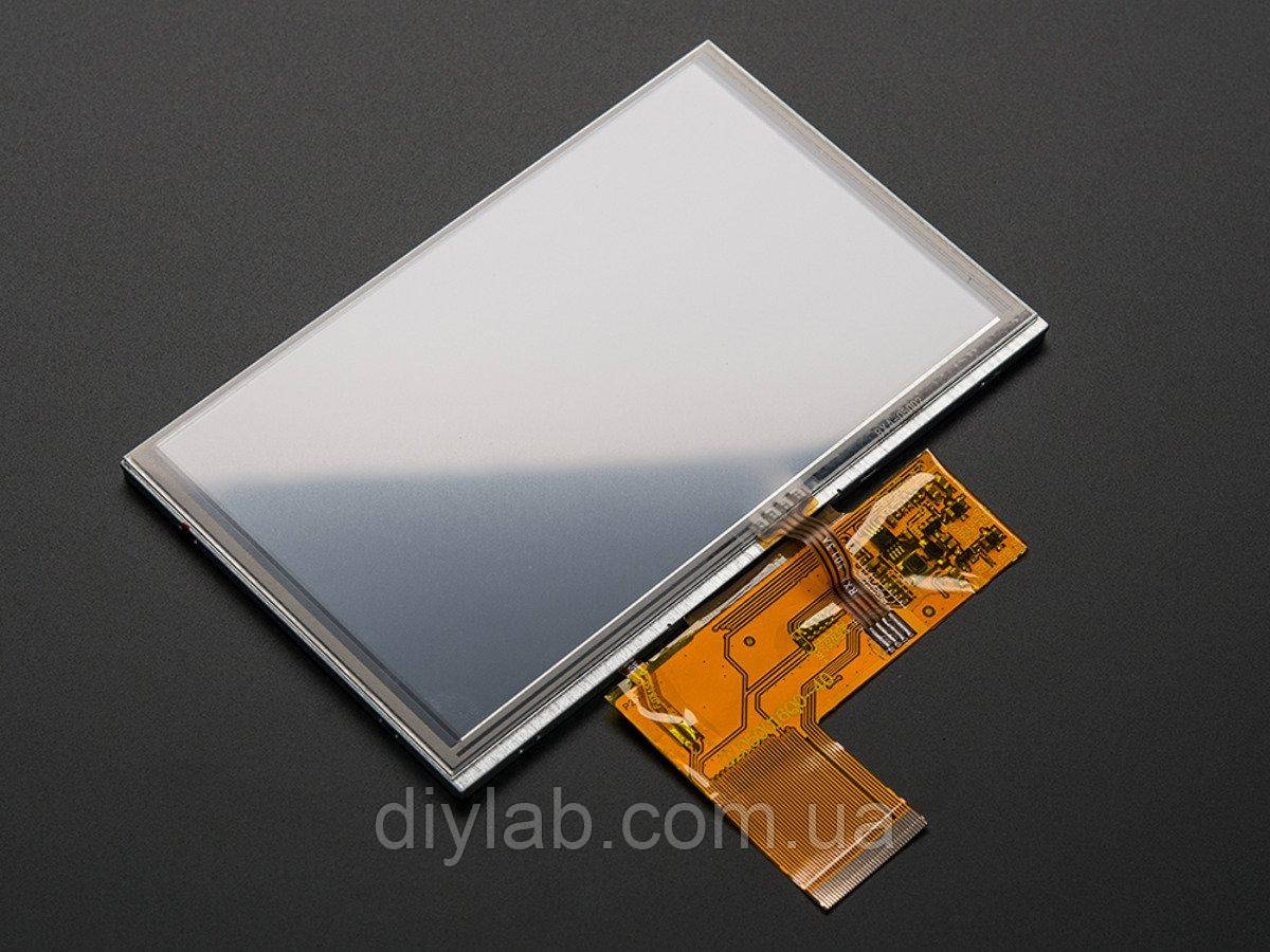 TFT дисплей 5" 800x480 з резистивним сенсором, 40-pin 24-bit Parallel RGB Interface